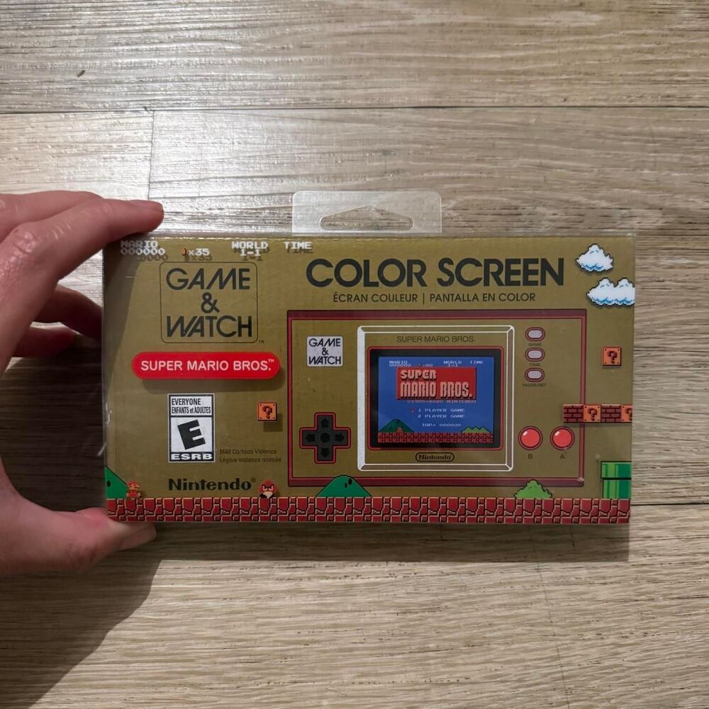 Nintendo Game & Watch Super Mario Bros 35th Anniversary Color Screen New Sealed